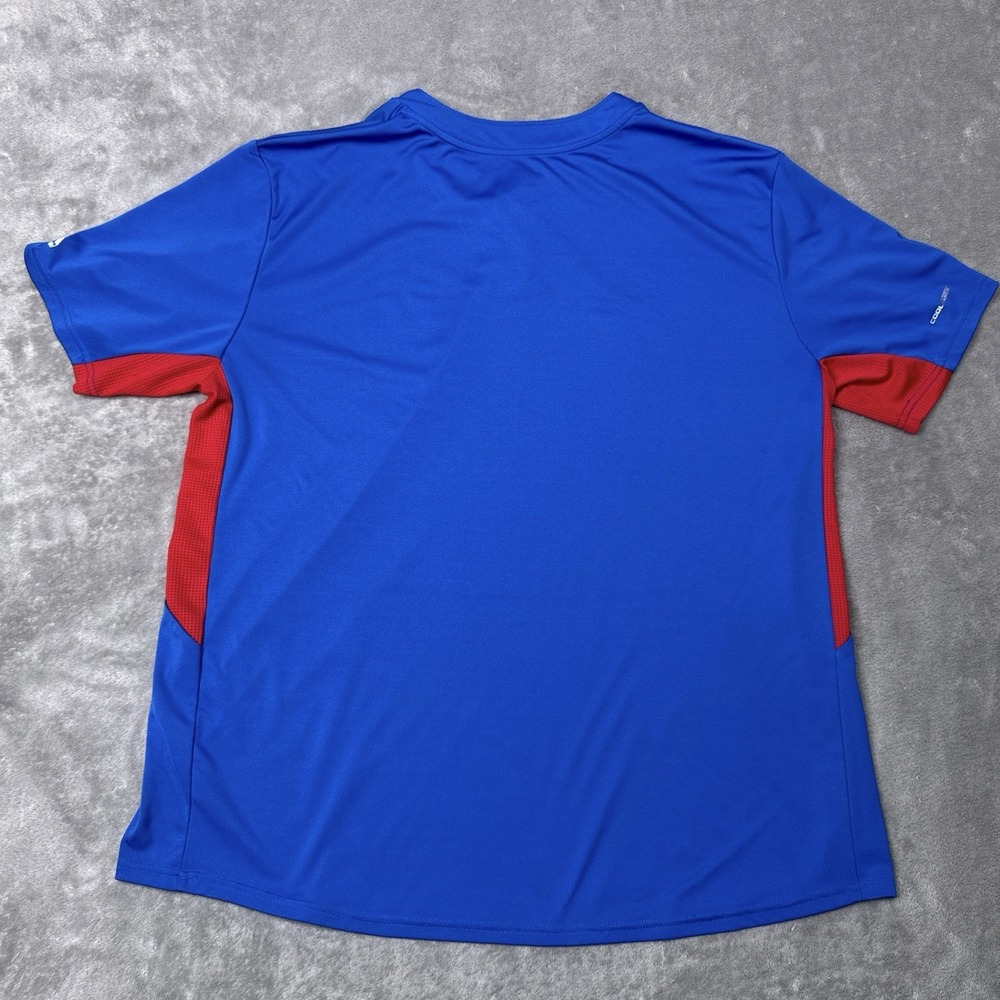 Majestic Athletic Chicago Cubs MLB Jersey 2XL Blue Cool Base BP Pullover - Picture 4 of 8